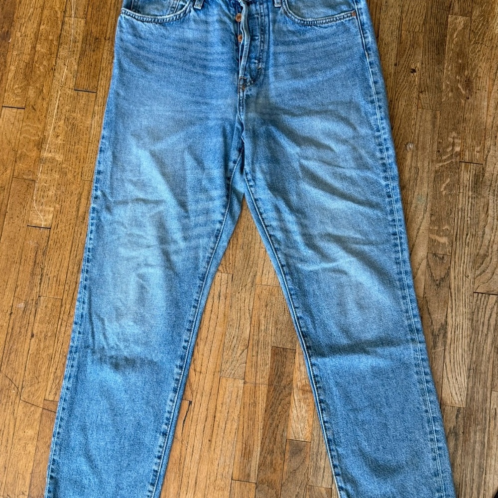 H&M Light Blue Straight Jeans